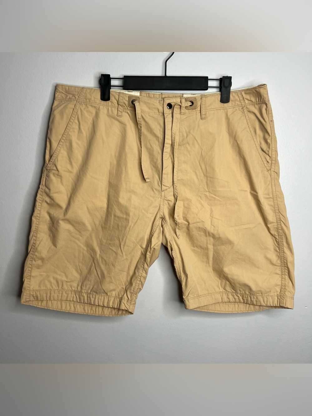 Relwen Flywt Flex Shorts Mens Size 34 British Khaki 8.5 Inch Inseam